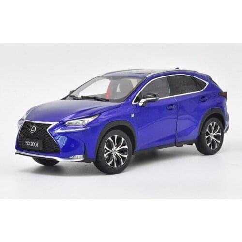 New 1:18 For Toyota Lexus NX 200T NX200T Diecast Model Car SUV kids boy Gifts Collection Silver/Blue Metal,Plastic,Rubber