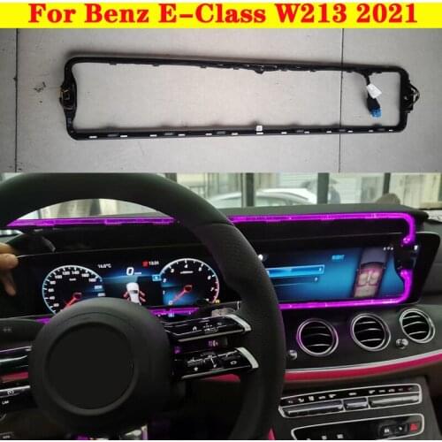 Ambient Light 64 colors LED Atmosphere Lamp illuminated Instrument Panel Dashboard For Mercedes-Benz E-Class W213 2021
