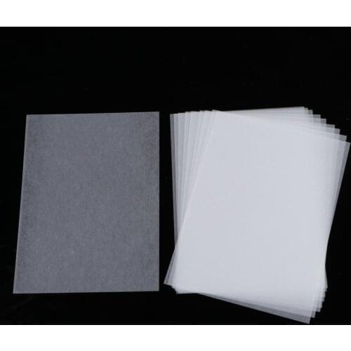 10 Half Transparent Shrink Film Sheets Shrinkable Paper Craft Fine Polish