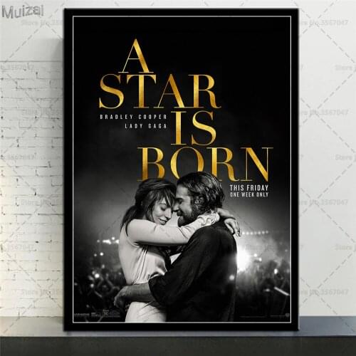 A Star Is Born Poster Lady Gaga Canvas Painting Posters and Prints Wall Art Picture for Living Room Home Decor