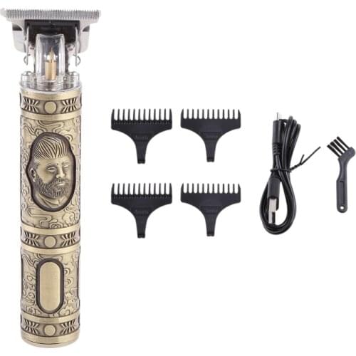 Profession Retro Electric Hair Clippers Beard Trimmer Barber Grooming Shave Kit