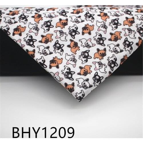 Half yard 45*140cm cartoon dog Tissue Kids Home Textile polyester cotton fabric mask 1209