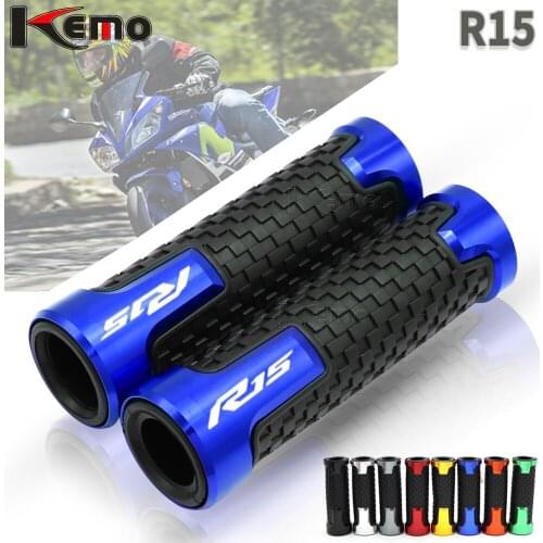 For YAMAHA YZFR25 YZF-R15 R15 7/8" 22mm Universal Motorcycle Accessories CNC Aluminum Handlebar Hand Grips Handle Bar End Grip