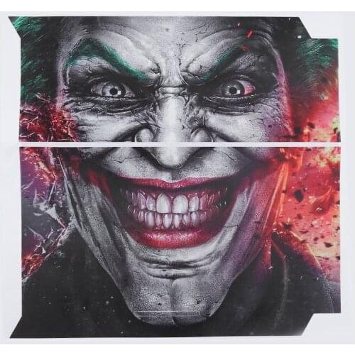 1set Joker Vinly Skin Sticker Clown Gamepad Stickers for Sony For PS4 For PlayStation 4 and 2 Controller Skins Wholesale