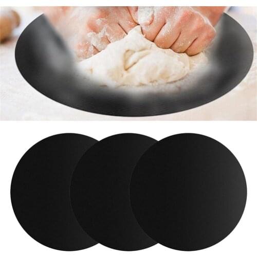 40cm Silicone Baking Mats Round Bakeware Pad Pastry Rolling Kneading Pad Cake Cooking Baking Non-stick Pan Pastry Mat