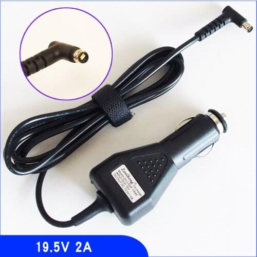 19.5V 2A Laptop DC Car Power Adapter Charger For Sony VAIO 13A SVF13N1E4E SVF13NA1UL SVF13NA1UU SVF13N12CWS Flip PC
