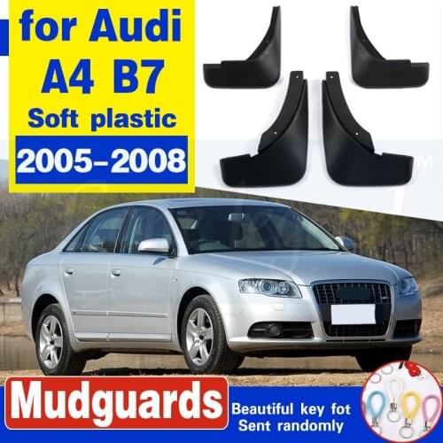 FRONT&REAR MUDFLAPS MUD FLAP FIT FOR AUDI A4 B7 2005 2006 2007 2008 MUD FLAPS SPLASH GUARDS MUDGUARDS FENDER ACCESSORIES