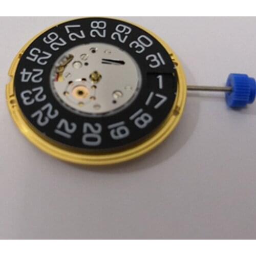 Watch movement accessories Swiss original F06.161 movement three-pin black calendar quartz movement without battery