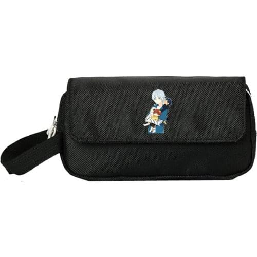 Anime kuroko no basket Pencill Case Cosmetic Cases Makeup Bag Child Girls student Double Zipper pecill Bag Handbag hot