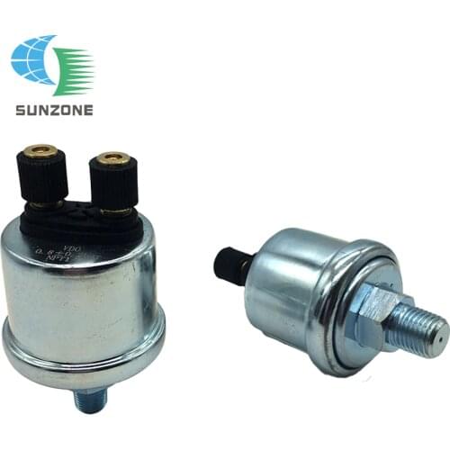 Engine Parts 1/8 NPT 10 MM Screw Size VDO Oil Pressure Sensor 0-10 Bar With Alarm