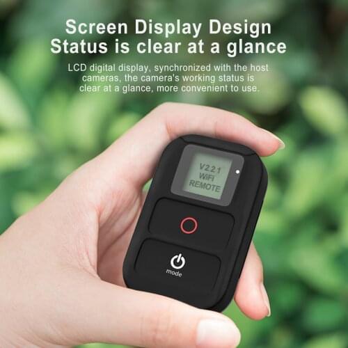 Remote Control Multifunctional with LCD Display Camera Controller for Pro 8/7/6/5/4 Black Accessories Parts