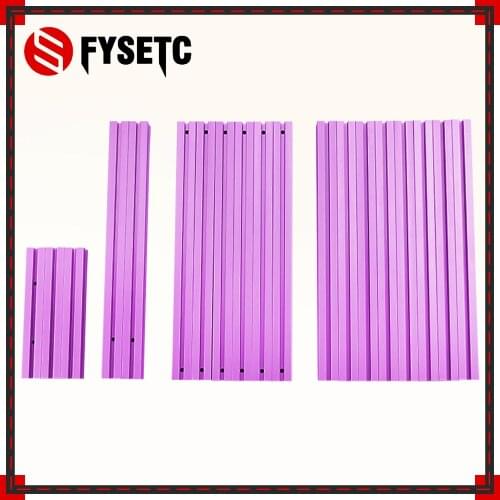 Voron V0.1 Purple Multicolor 1515 Aluminum Extrusion Alloy Profile Frame Bracket Drilling And Tapping Aluminum Profile Kit