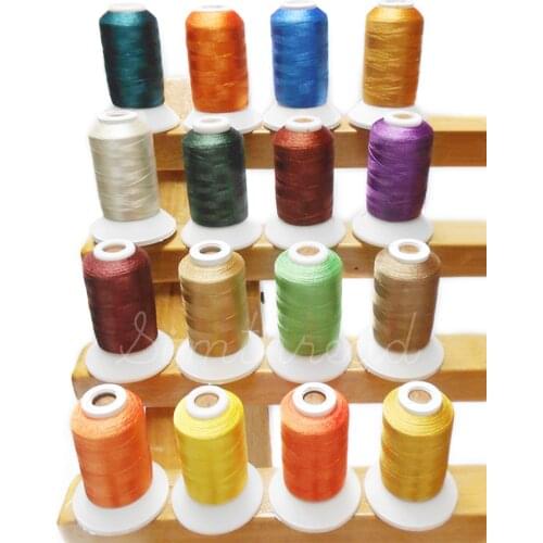 AUTUMN COLORS Embroidery Machine Thread 16 Spools Free Ship