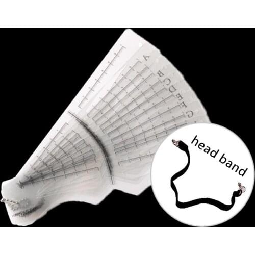 12 Styles Microblading Beginner Makeup Supplies Eyebrow Stencils Stickers Reusable Eyebrow Mold Permanent Template Drawing Tools