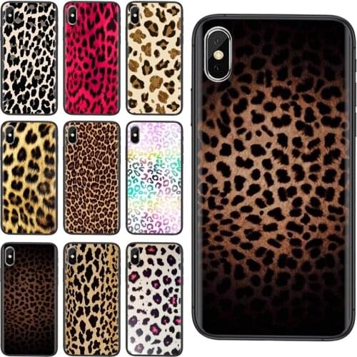 Mobile Phone Cover Skin For Huawei Nova 8 7 6 3 SE Mate 40 30 20 20X 10 Lite Plus Pro Y5 2018 Y9 2019 Brown Gold Yellow Leopard