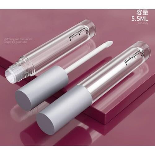 10/30pcs 5.5ml Lip Gloss Tubes With Wand Empty Refillable Lip Balm Bottles (No Logo)