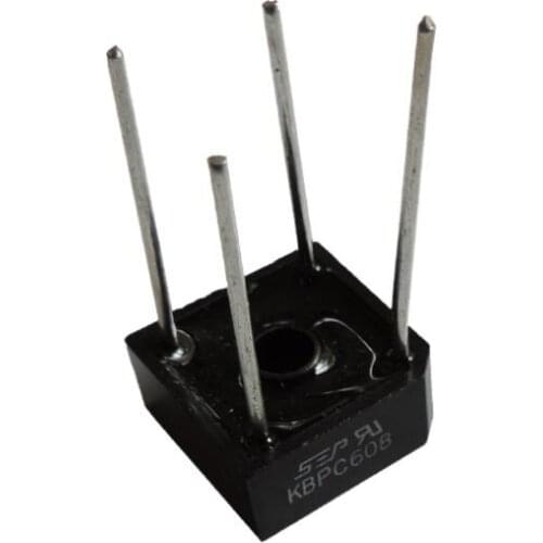 10pcs KBPC608 KBPC610 KBPC1010 KBPC606 Flat Bridge Rectifier Bridge 800V 6A