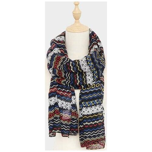 2021 Fashion Women Geometry Printed Cotton Scarf Printed Scarf 10pcs/lot