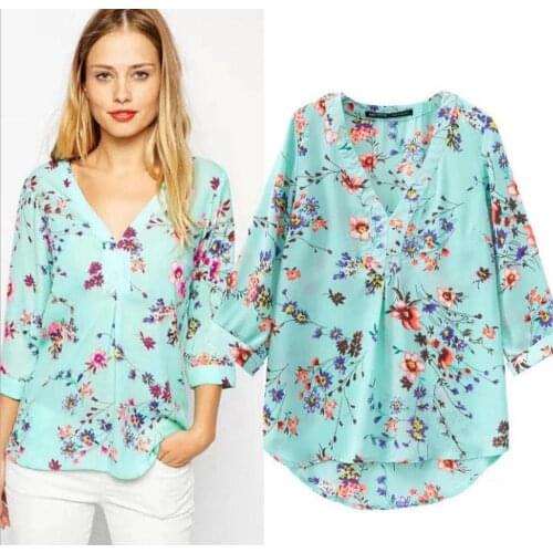 Arthur Curry Blouses With Flowers