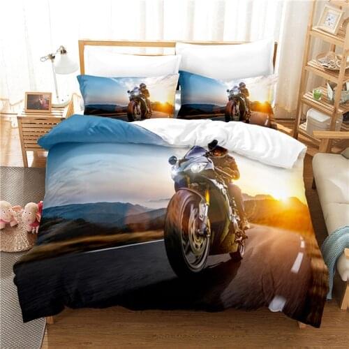 Vehicle Bedding Set For Bedroom Soft Bedspreads For Bed Home Comefortable Duvet Cover Quilt Cover And Pillowcase