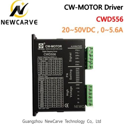 Digital Stepper Driver CWD556 For Nema23/nema34 Stepper Motor Drive 0-5.6A 20-50VDC NEWCARVE