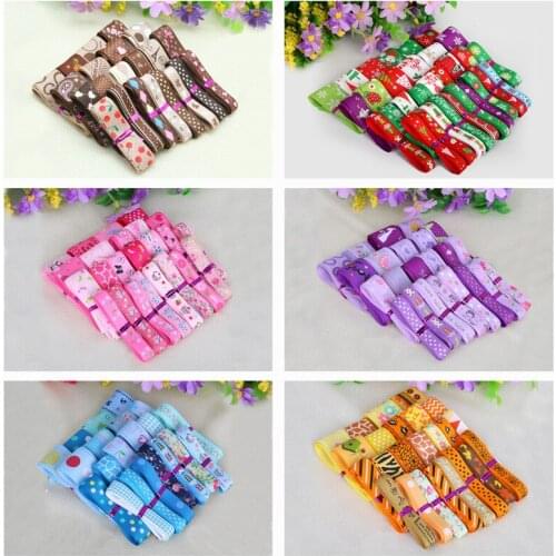 Mixed-color 12 Yard/lot Stain Ribbon 10-25mm Christmas Wedding Decoration Gift Wrap Christmas Ribbon DIY Headwear Accessories