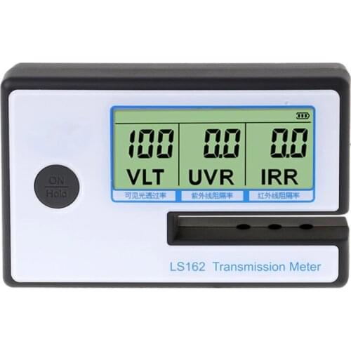 LS162 Window Tint Meter Solar Film Transmission Meter VLT UV IR Rejection Tester