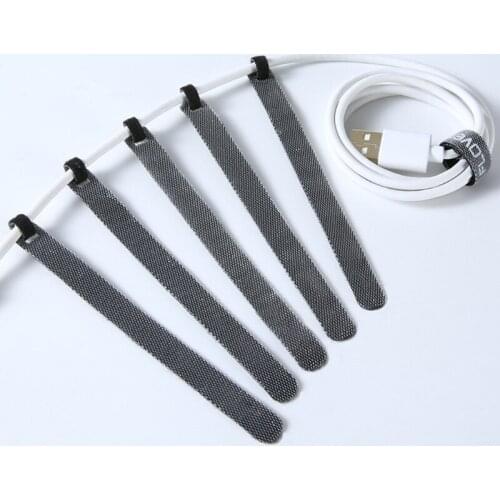 Creative Fixed Tie Earphone Charging Cable Buckle Line Organizer Data Cable Storage Arrangement 20PCS Nylon Strap Winder