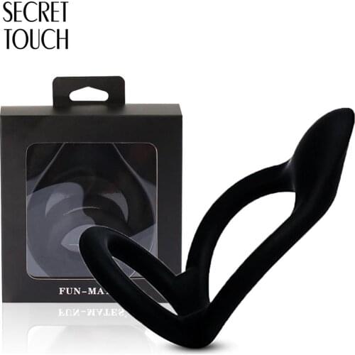 Male Silicone Penis Rings Cock Ring Lock Delay Ejaculation Sex Toys For Men Adult Couples Cockring anel peniano Sexshop