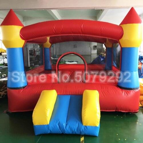 Hot Sale Commercial Inflatable Bouncy Castle Mini Size 3*3*2m Bounce House For Kids 0.55mm PVC Tarpaulin Inflatable Castle Cheap