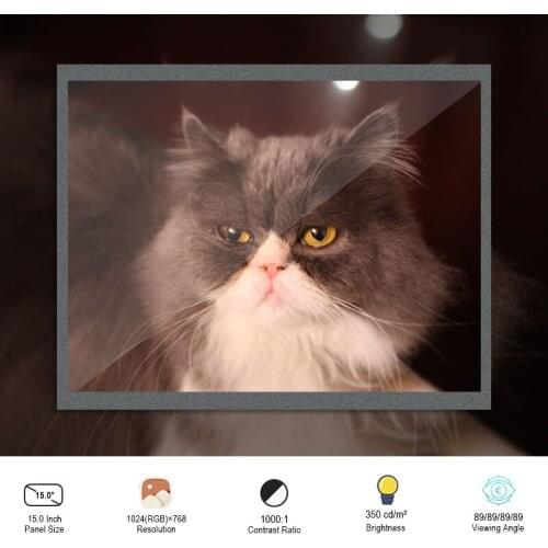 Original BOE DV150X0M-N11 15 Inch LCD Display Screen LVDS Interface 20 Pins 1024×768 LCM Module 350 Nits