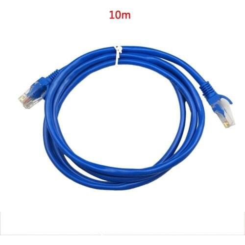 100FT 5/10/15/20/25/30/50M CAT5 CAT5E Ethernet Internet RJ45 LAN Cable Cord Wire Male Connector Reticle