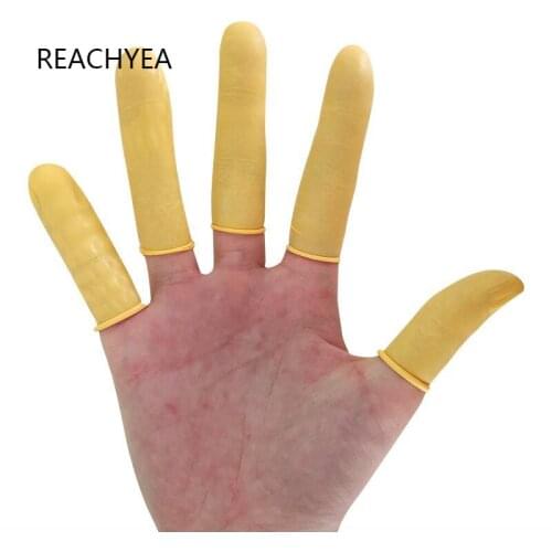 Finger gloves No dust anti-static industrial A one-time rubber upset smooth