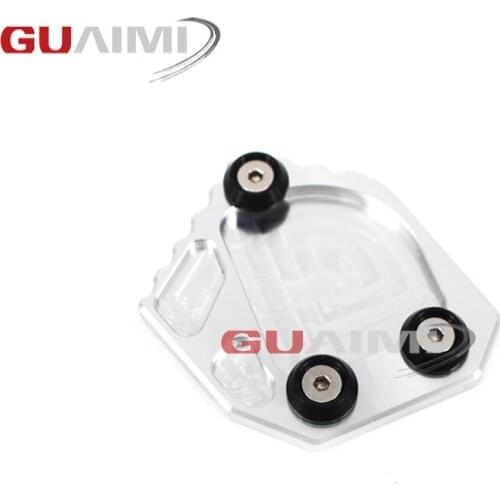 Motorcycle Kickstand Foot Side Stand Extension Pad Support Plate For BMW F800GS F800 GS 2008 2009 2010 2011 2012 2013 2014 2015