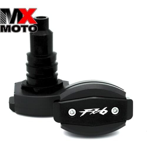 Applicable to Yamaha motorcycle FZ6R FZ6 CNC aluminum alloy body anti-drop glue installed on the bumper protection2010 2015 2016