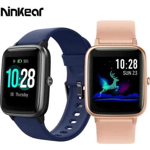 Ninkear ID205L Smart Watch Pedometer Calorie Fitness Sleep Tracker Heart Rate Monitoring Sports Watch Men and Women SmartWatch