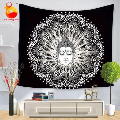 Modern Creative Wall Tapestry Mandala Tai Chi Tapestry Adorns The Beach Towel