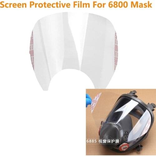 Scratch Resistant Protective Film For 3M 6800 Gas Mask Respirator Full Face Window Screen Protector Painting Spraying Mask cover