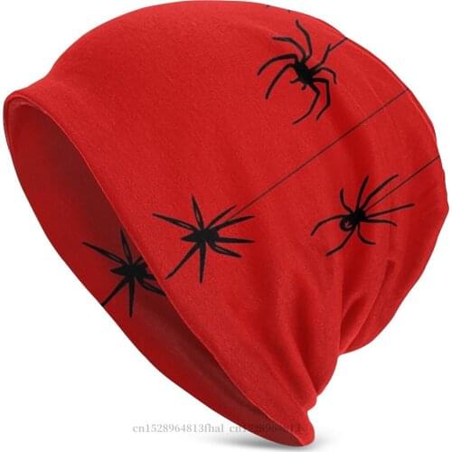 Knitted Hat Spiders On My Face Winter Warm Beanie Caps For Men Women Beetlejuice Maitland Betelgeuse Film Skullies Bonnet Hats