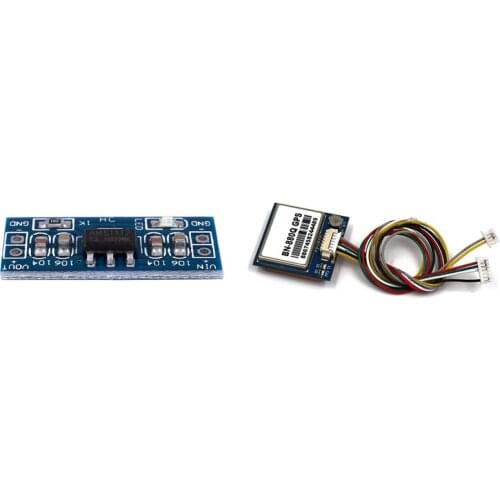 1 Pcs AMS1117-3.3 DC Step-Down Voltage Regulator Adapter & 1 Pcs BN-880Q GPS Module