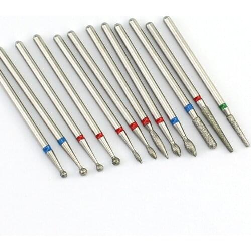 1pcs Diamond Nail Drill Milling Cutter Bits for Electric Manicure Drills Machine Cuticle Files Nail Art Equipment Accessoires