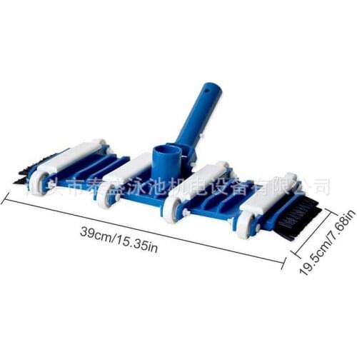 14 inch elastic ordinary wheel suction head with side brush swimming pool cleaning supplies swimming pool suction cleaning head