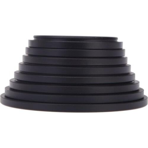 49mm-82mm 8pcs Filter Step Up Rings Adapter 49/52/55/58/62/67/72/77/82mm Photography Camera Lens Accessories Photo Stduio Video