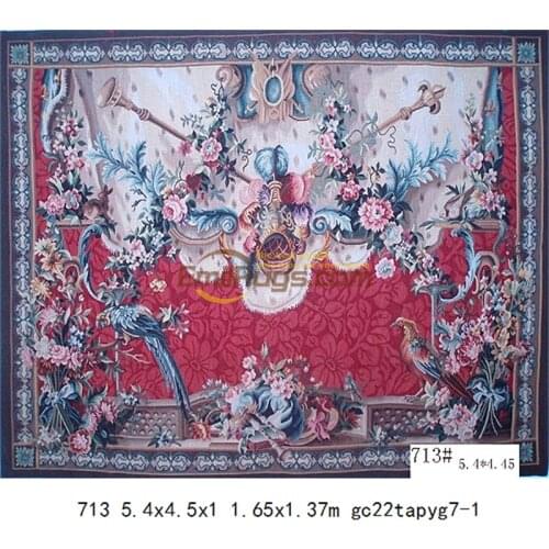 Vintage tapestry aubusson tapestry wall hanging tapestry embroidery tapestry tree room tapestry