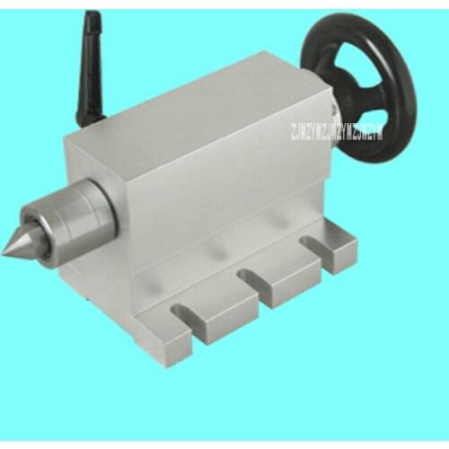 Woodworking Machinery Parts Engraving Machine Fourth Axis Activity CNC Tailstock Rotation Axis A Axis Part Center Height 65MM