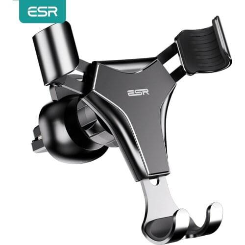 ESR Car Phone Holder For iPhone Gravity Mobile Phone Holder Universal Car Mobile Phone Holder Air Vent Mount Stand for 4-7 inch