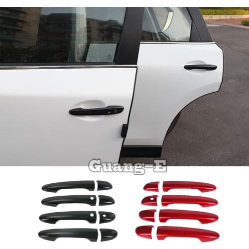 For Mazda CX-5 CX5 2017 2018 2019 2020 Car Cover Protect Detector Inner Sticks Frame Lamp Trim ABS Chrome Door Handle 8pcs