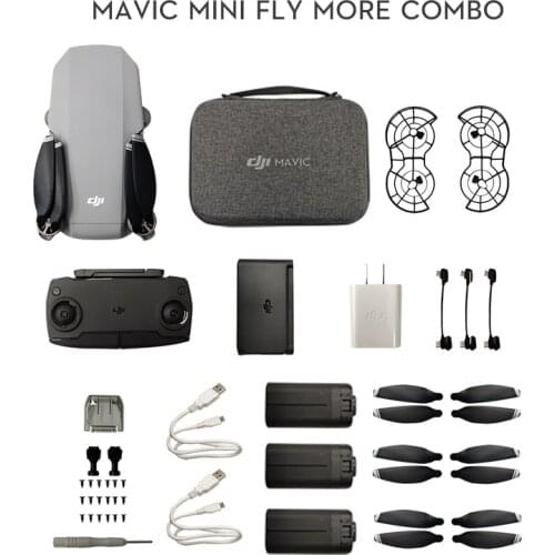 DJI Mavic Mini fly more combo/Mavic mini drone with 2.7k camera FCC MT1SS5 version flight time 30 minutes original in stock