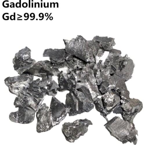 Gadolinium Metal Pieces 10 Grams 99.9% Sample Gd