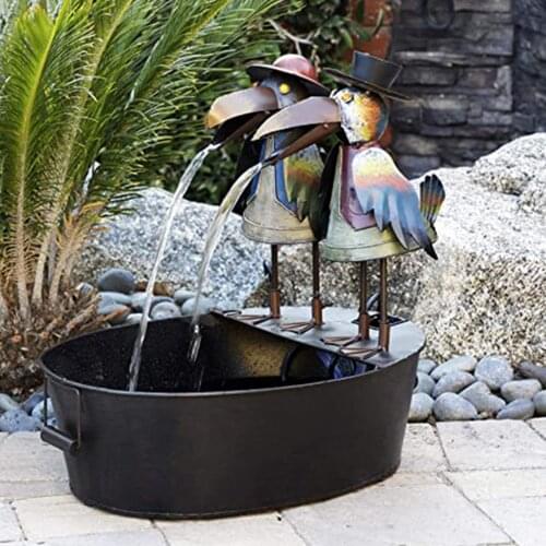 Creative Animal Mouth Water Fountains Indoor Outdoor Waterfall Fountain Tabletop Water Fountain Feng Shui Home Decoration